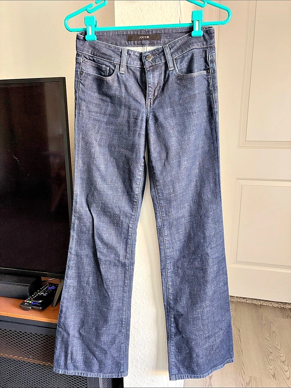 Joe's Jeans Wide Leg Jeans in Blue Waist 25 Like New